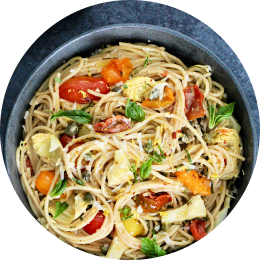 Mediterranean Spaghetti Delight